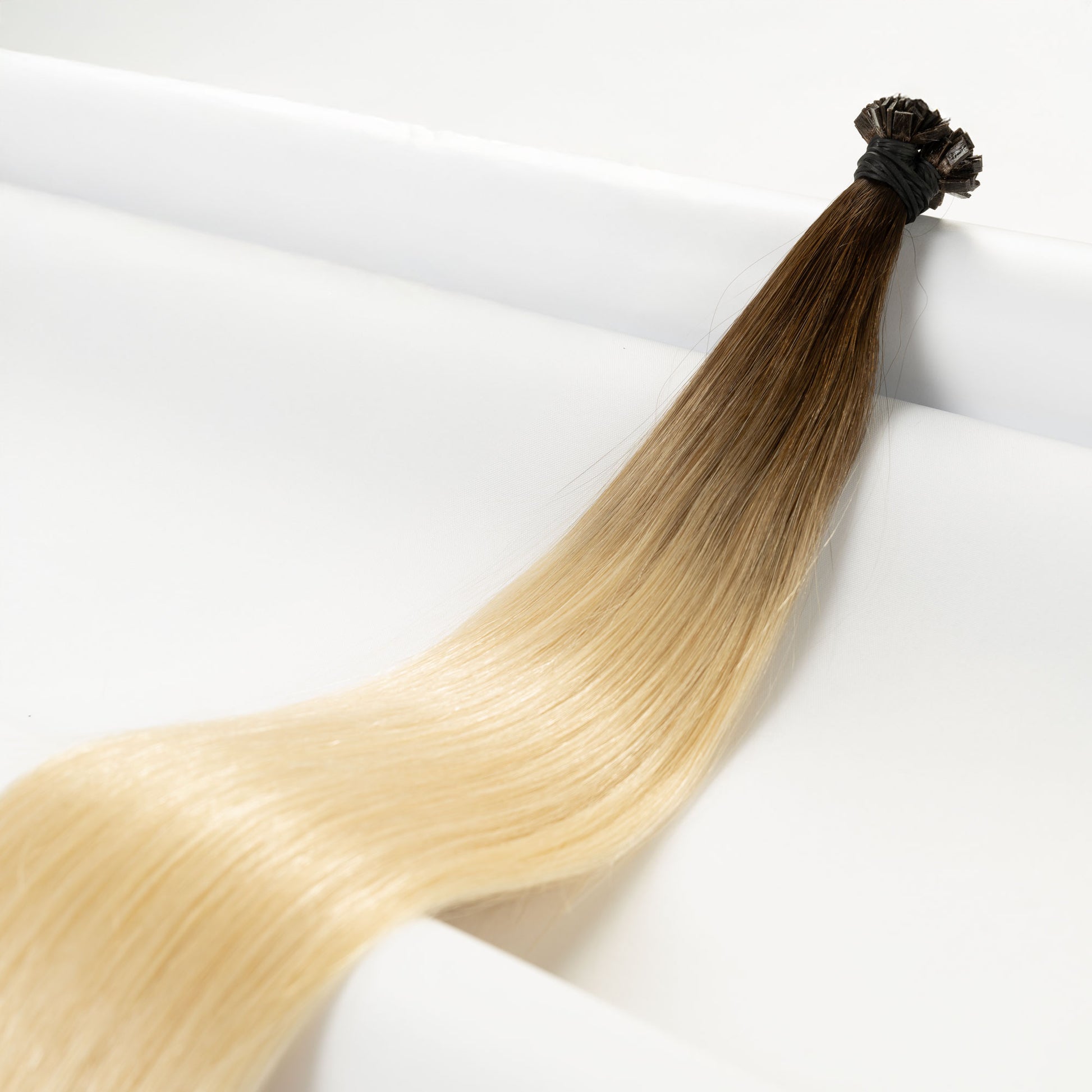 Brown to Ash Blonde Ombré