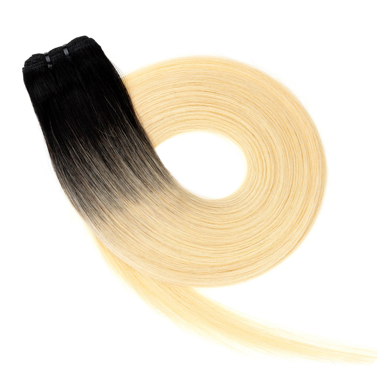 Black to Ash Blonde Ombré