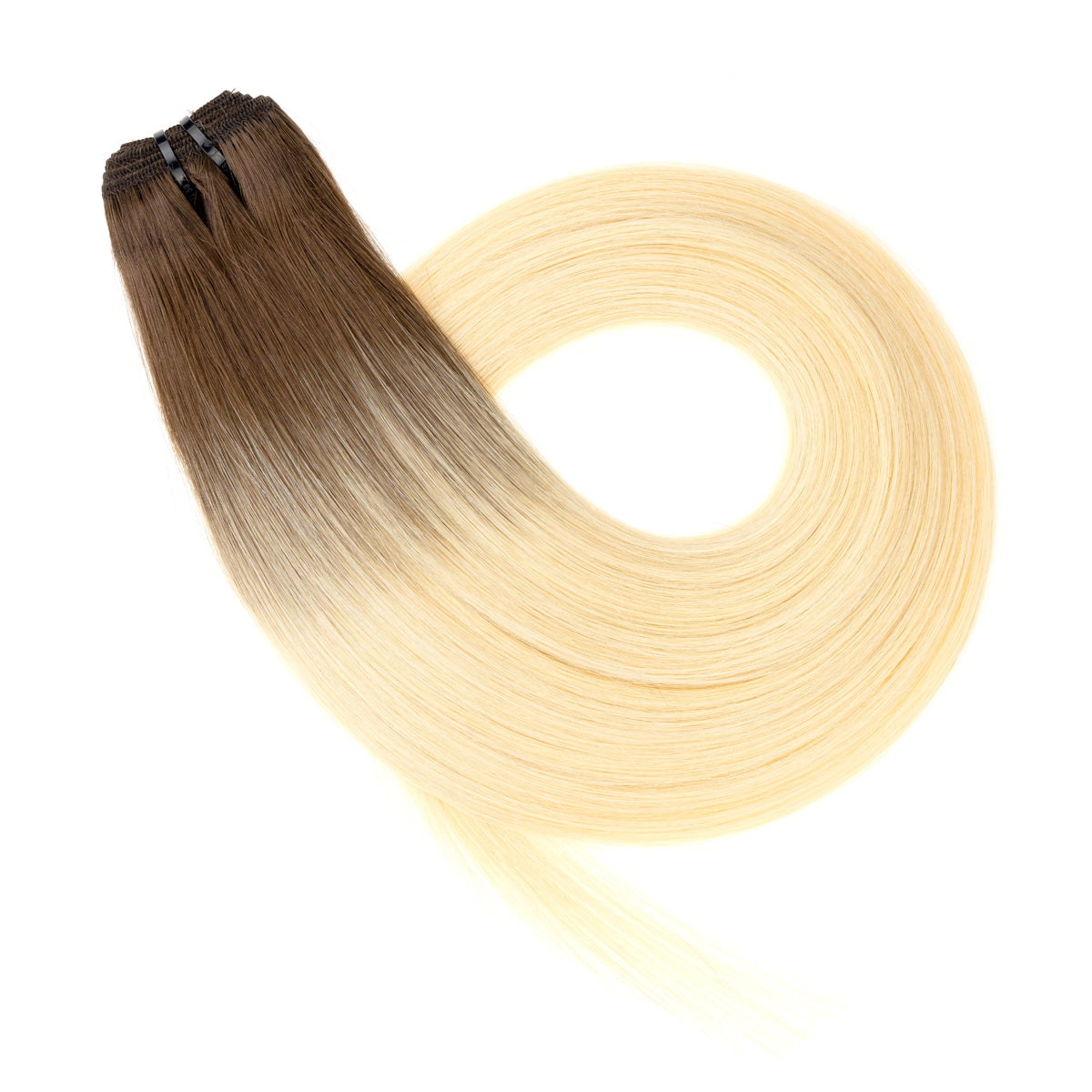 Brown to Ash Blonde Ombré