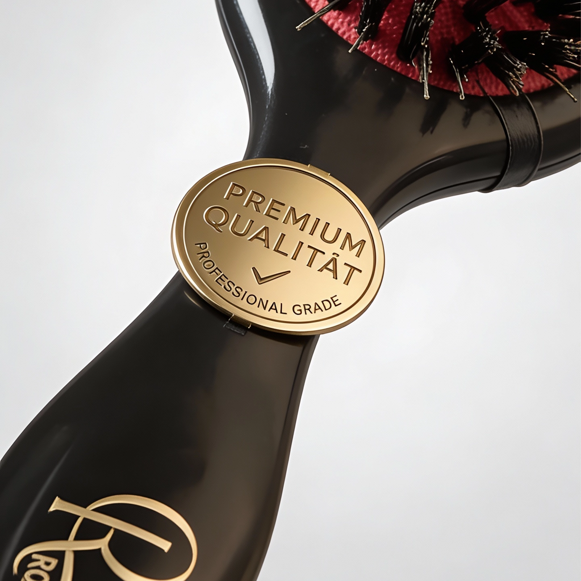 Profi Haarbürste für Extensions mit Premium-Qualität Siegel am Griff